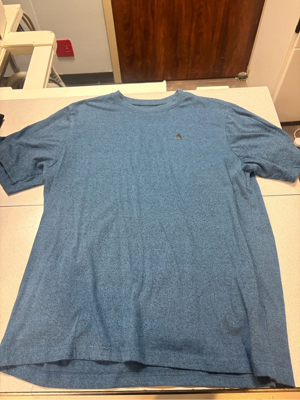Matix Heathered Blue Short Sleeve Crewneck Tee